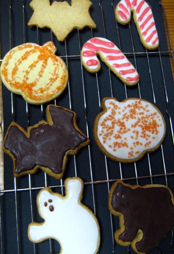 a mix of holiday cookies